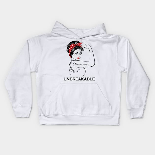 Foreman Unbreakable Kids Hoodie by Marc